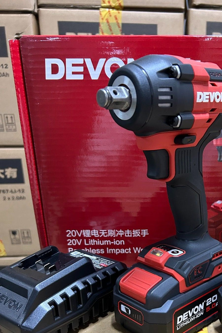 大有DEVON 充電扳手(鋰20V)(500N.M) 5765-Li-20 【淨機】 Devon 大有