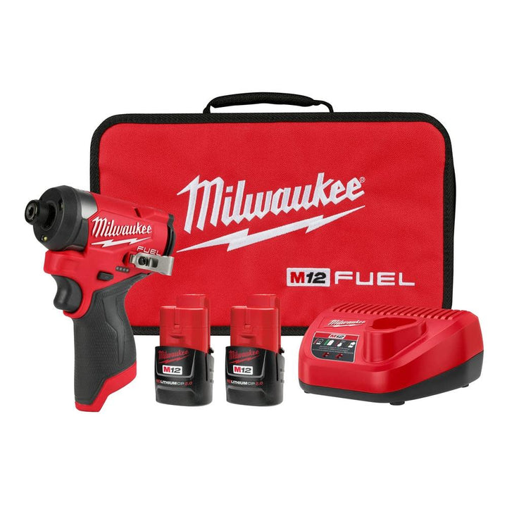 Milwaukee M12 FUEL 1/4" 六角衝擊起子套裝（現貨發售） PIPELINE 2022 -美沃奇Milwaukee （美行）