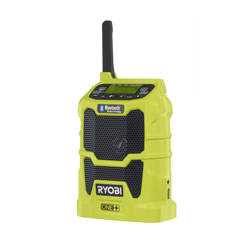 RYOBI 18V ONE+ 緊湊型收音機，採用藍牙無線技術 RYOBI 良明（美國）