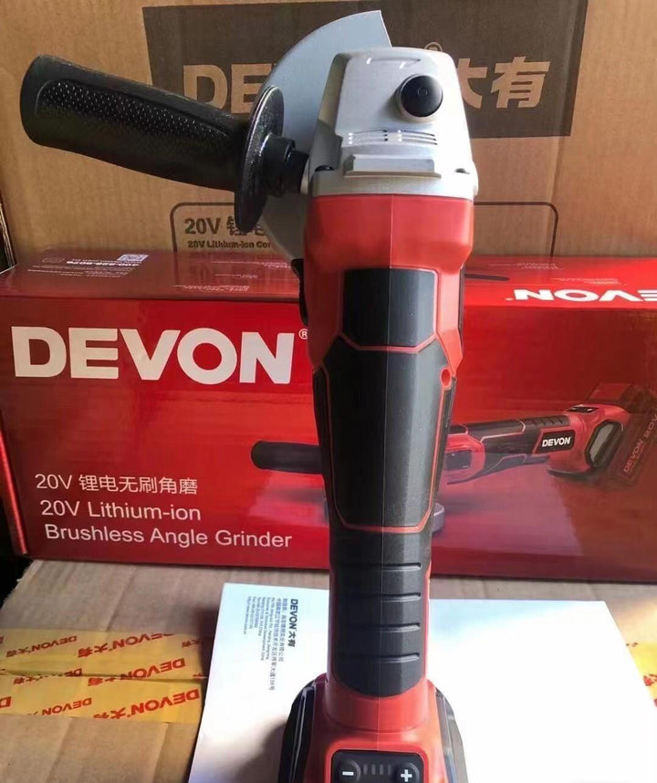 新品DEVON大有2905-Li-20 20V 125MM角磨機無刷可調速，四檔調速 DEVON大有