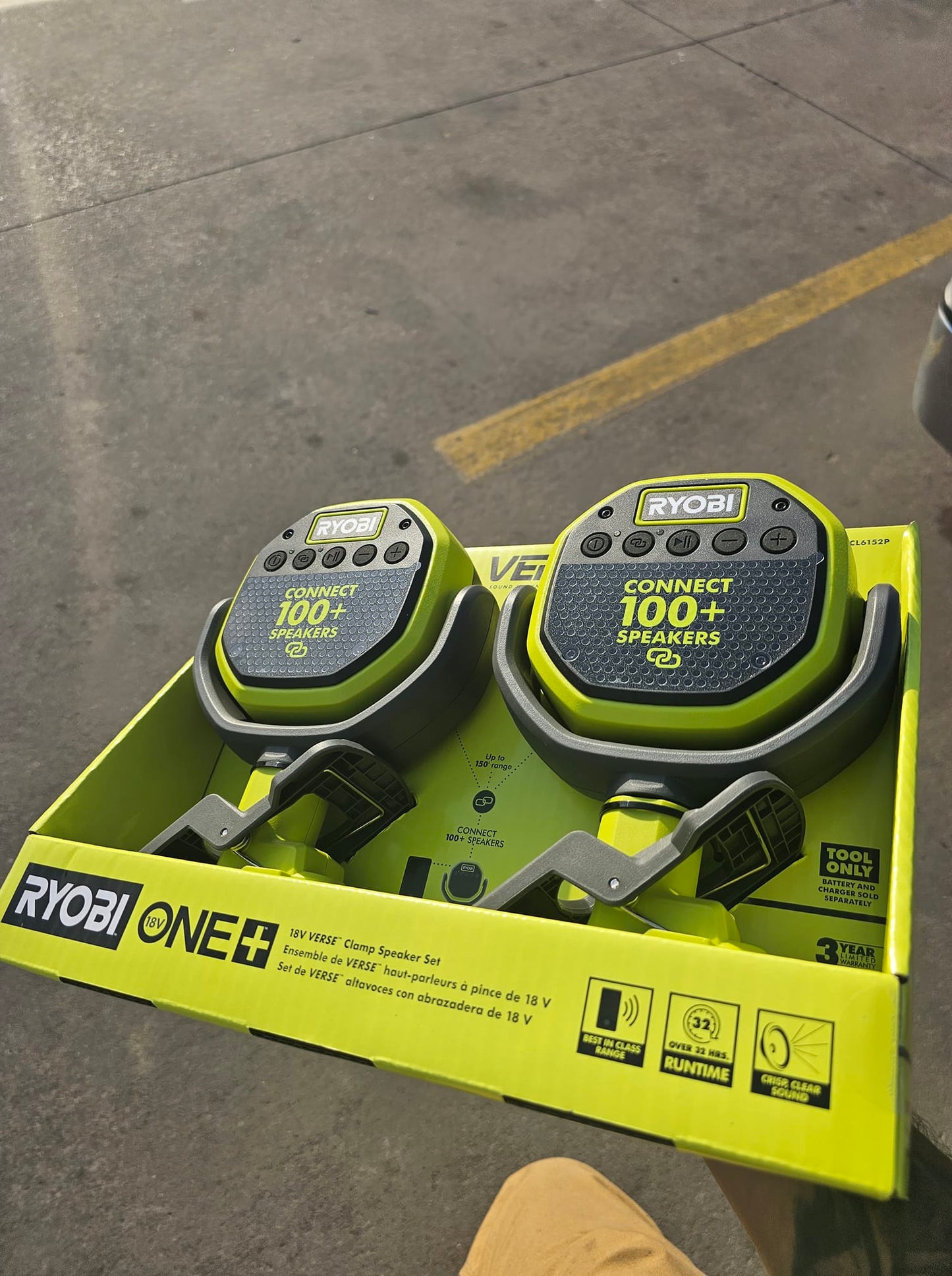 RYOBI 18V ONE+ VERSE™ 鉗形揚聲器(淨機） RYOBI 良明（美國）