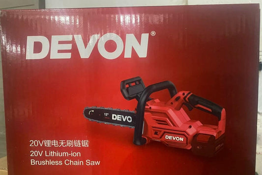 新品DEVON大有4557 12寸鋰電無刷電鏈鋸 DEVON大有