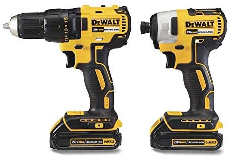 美版DeWalt DCK277C2 20V MAX 無刷電鑽/起子衝擊1.5AH*2組合套裝 DEWALT得偉（美行）