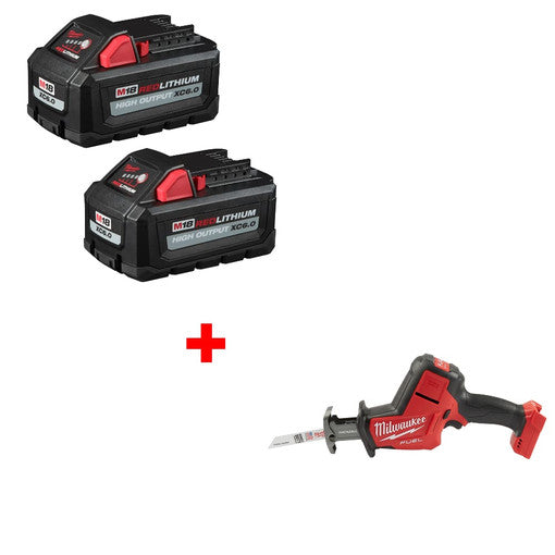 Milwaukee  M18 XC6.0電池* 2PK+ 馬刀鋸/磨機/羅機/3/8" 衝擊扳手（淨機）現貨 MILWAUKEE美沃奇（美行）