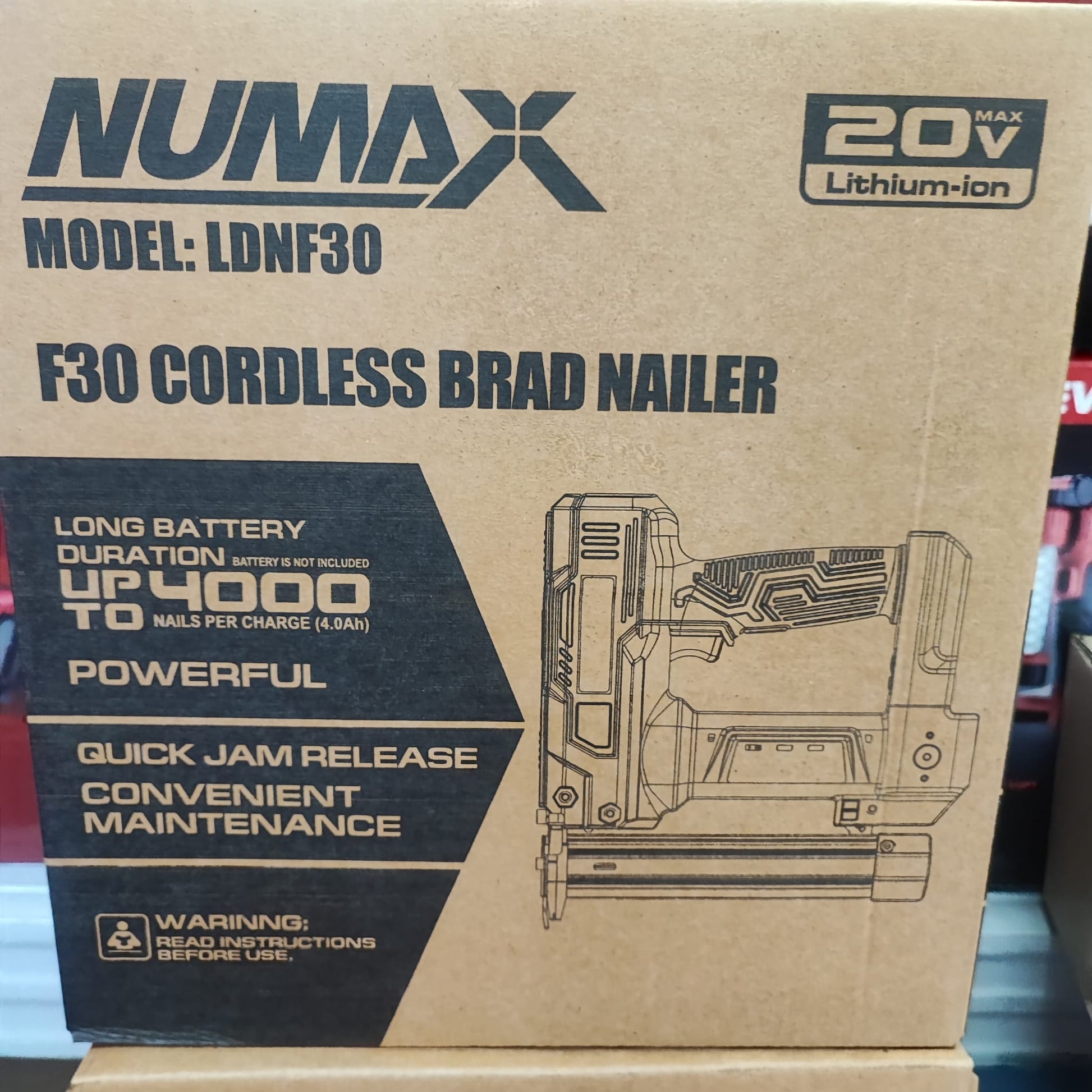 Numax F30 鋰電釘槍淨機 NUMAX