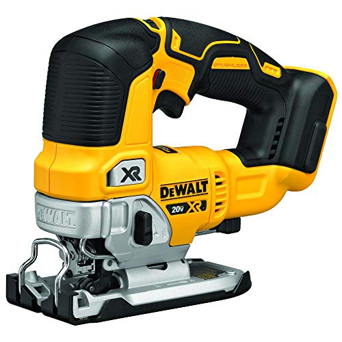 DEWALT 20V MAX XR Jigsaw, 3,200 Blade Speed, Cordless, Brushless Motor, LED Light, Bare Tool Only DEWALT得偉（美行）