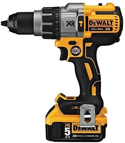 美行得偉DEWALT 20V MAX XR 電鑽無刷,3 段速度雙電5.0AH套裝（預購10-15日） DEWALT得偉（美行）