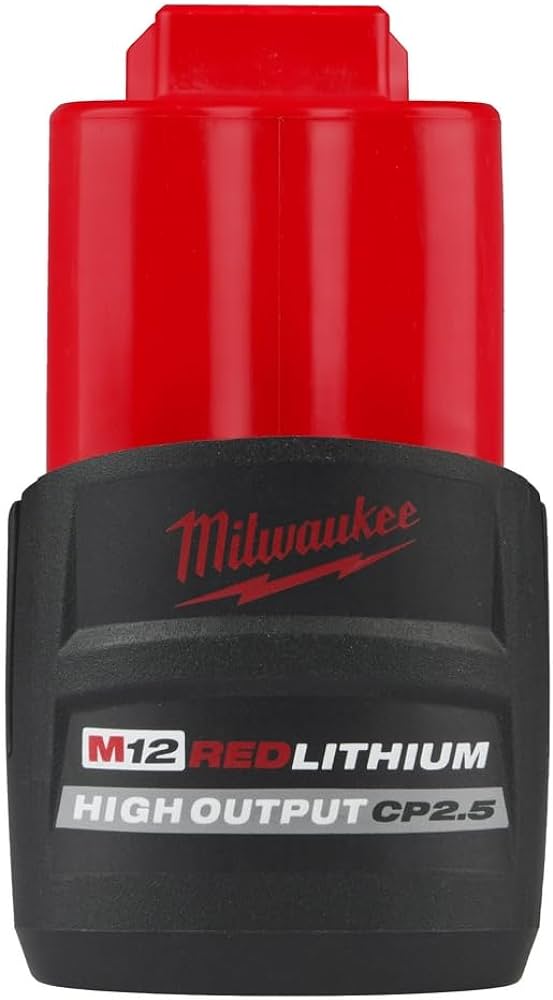 美國原裝 Milwaukee M12 12V高輸出 CP 2.5Ah 電池（現貨） MILWAUKEE美沃奇（美行）