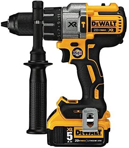 美行得偉DEWALT 20V MAX XR 電鑽無刷,3 段速度雙電5.0AH套裝（預購10-15日） DEWALT得偉（美行）