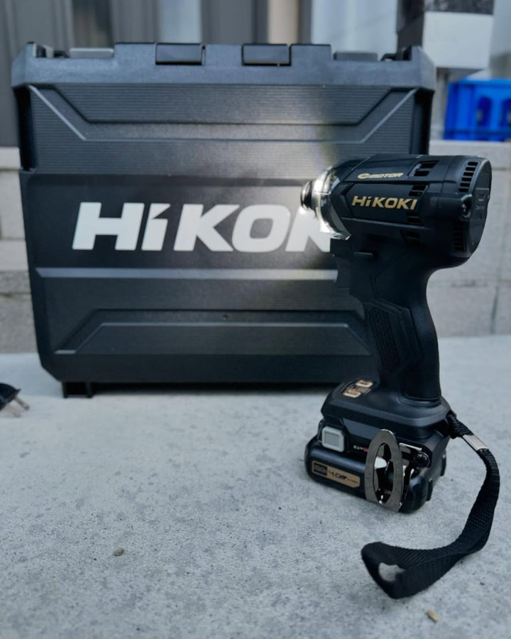 （現貨全球限量版220V）日本HiKOKI 10.8v 衝擊起子黑魂金色21700 4.0ah電池套裝無刷衝擊起子機 WH12DCA 3LH (BG) HiKOKI