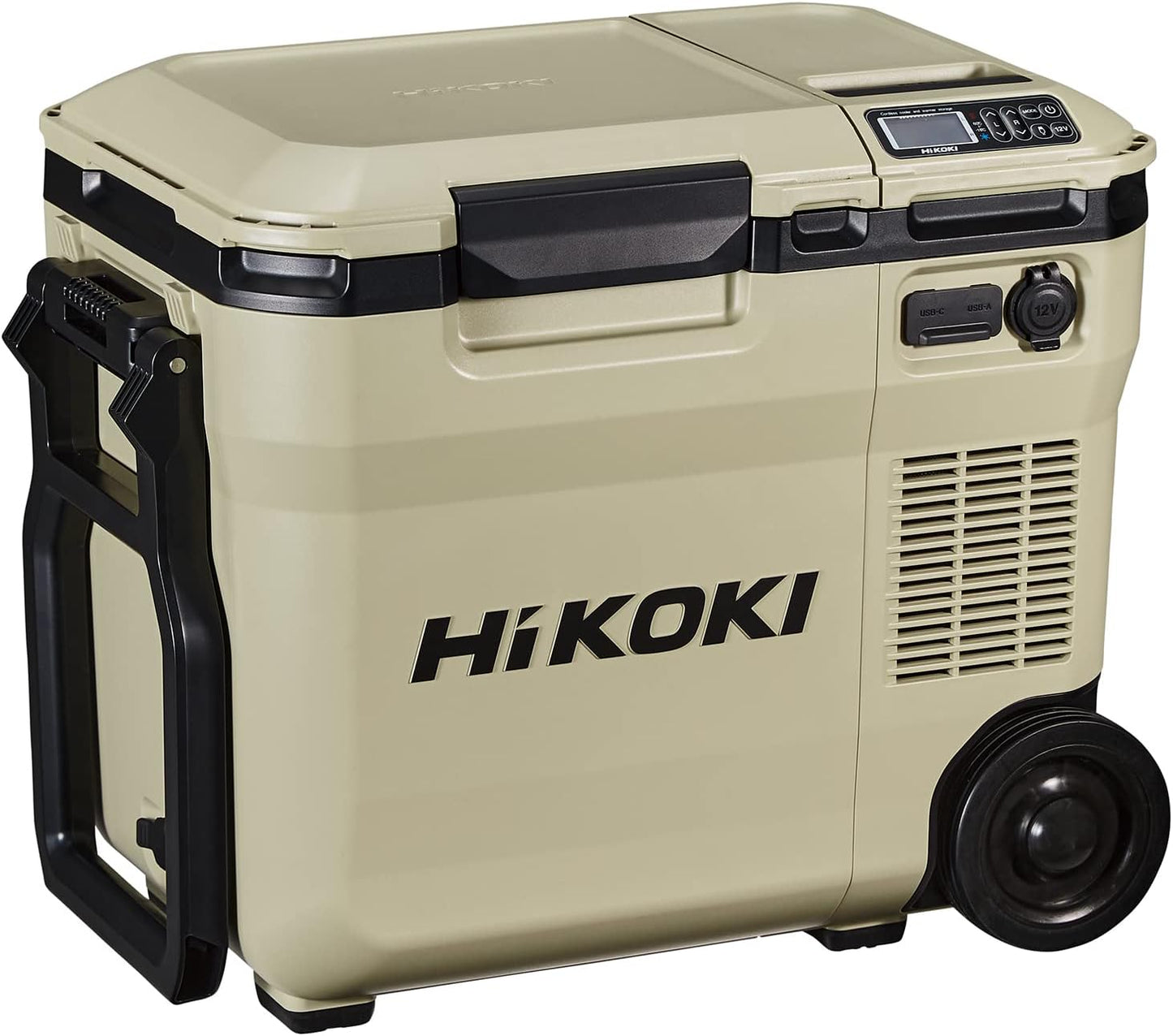 Japan limited edition HiKOKI 18V wireless heating and cooling military green. UL18DC mini refrigerator (in stock)