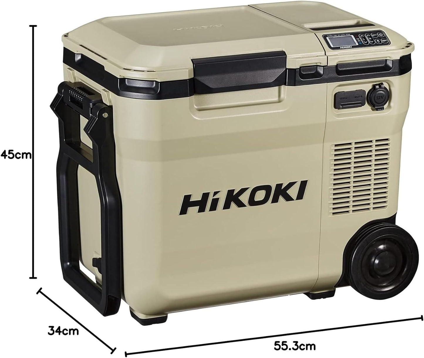 Japan limited edition HiKOKI 18V wireless heating and cooling military green. UL18DC mini refrigerator (in stock)