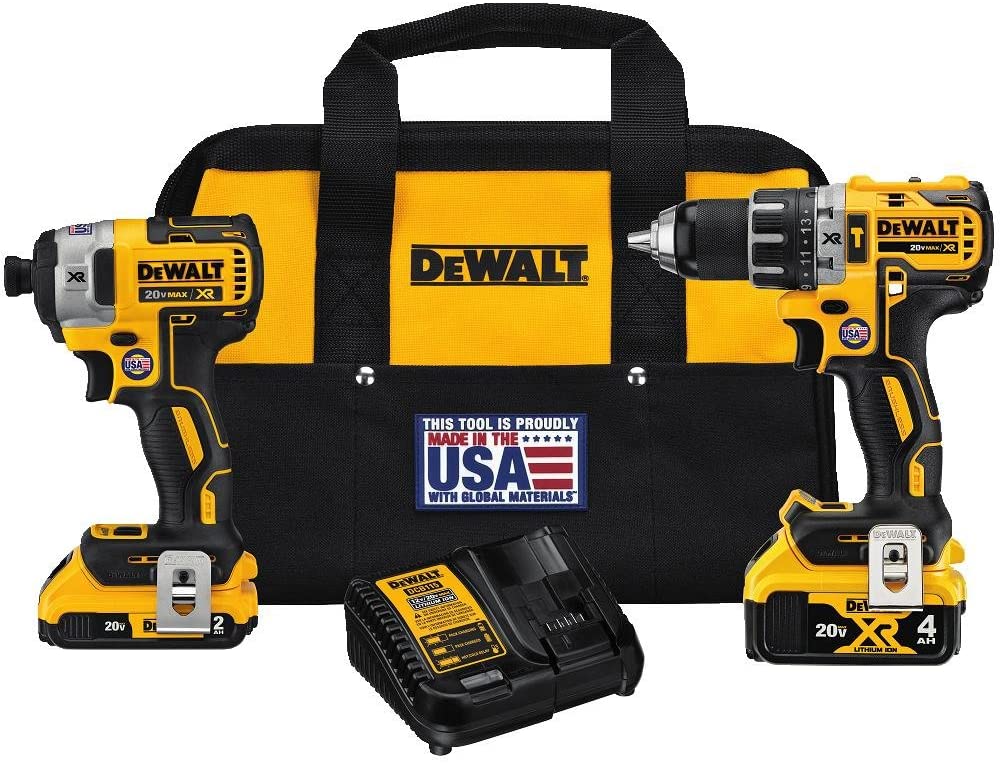 美國DEWALT 得偉 20V MAX* 無線電鑽2.0AH組合套裝（預購10-15日） DEWALT得偉（美行）