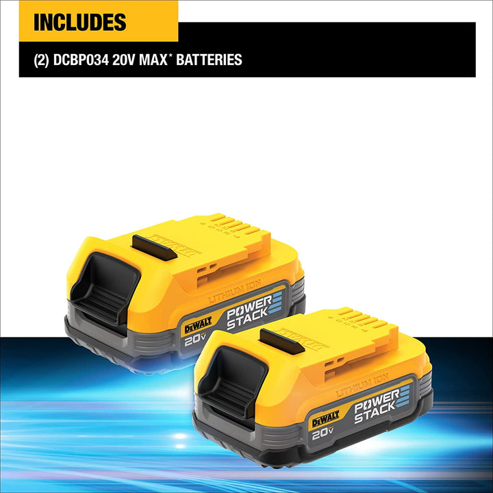 新款美行DEWALT 20V MAX POWERSTACK電池DCBP034（預購10-15日） DEWALT得偉（美行）