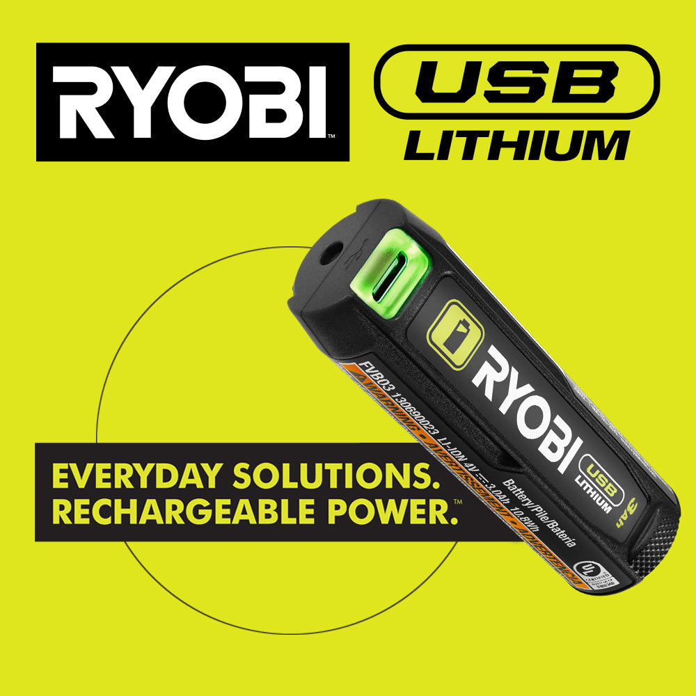 美國RYOBI USB 鋰 4 工具組合套裝（現貨限量版） RYOBI 良明（美國）