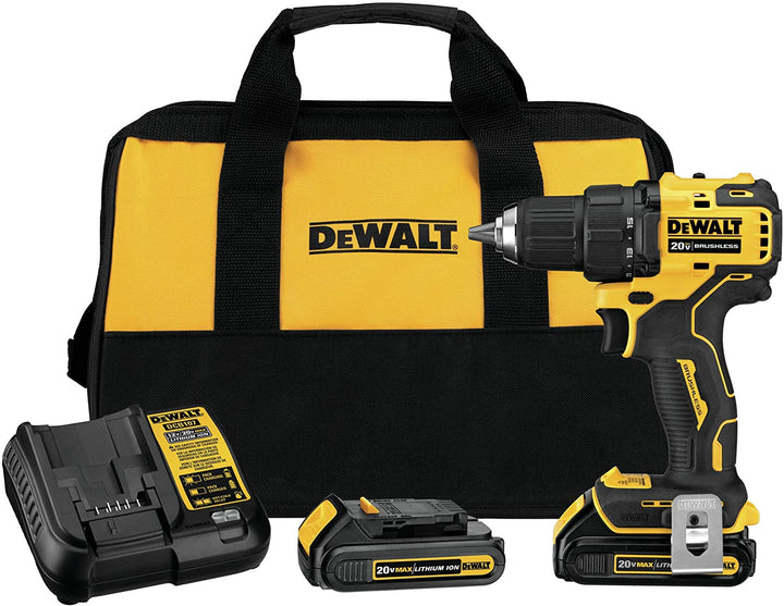 美版DeWalt 得偉 220V MAX 無線 電鑽調扭起子機 小巧 1/2 英吋雙電1.5AH套裝（現貨發售） DEWALT得偉（美行）