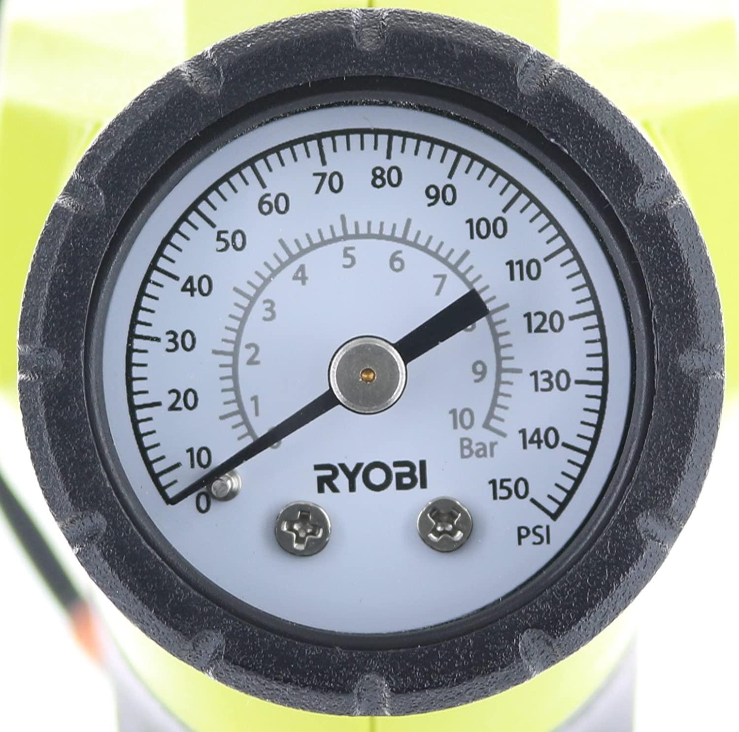 Ryobi P737 18V ONE+ 可攜式無線電動充氣機，適用於輪胎，不含電池（預訂2星期） RYOBI 良明（美行）