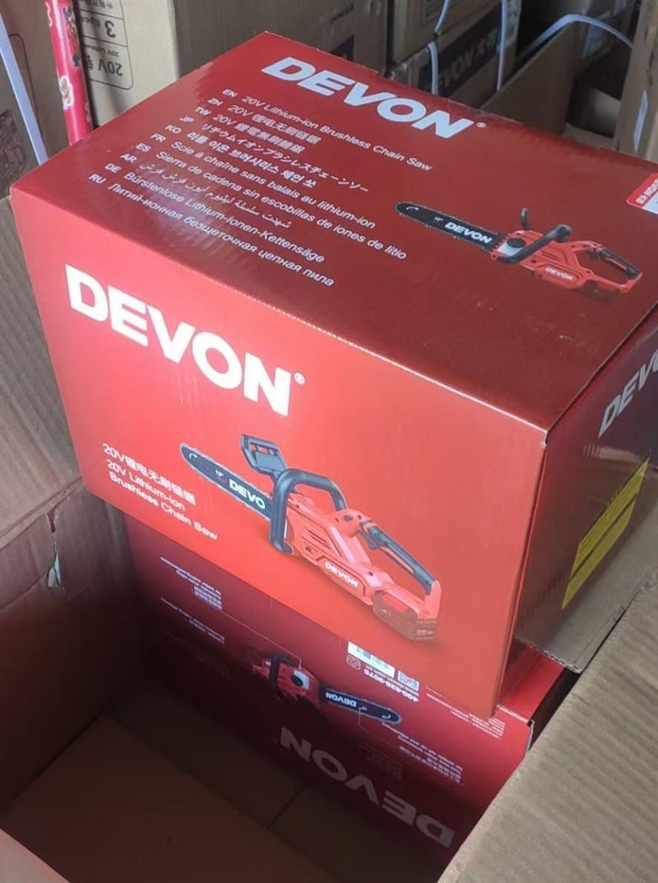 新品DEVON大有4557 12寸鋰電無刷電鏈鋸 DEVON大有