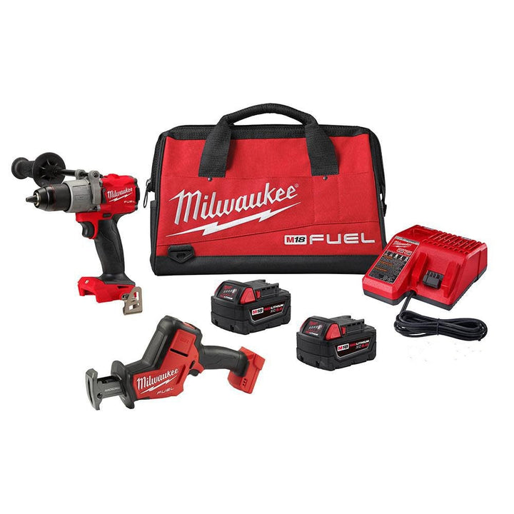 美行Milwaukee M18 FUEL 1/2" 鎚鑽2804-20+ 2719-20 M18 HACKZALL往復鋸套裝(限量） MILWAUKEE美沃奇（美行）