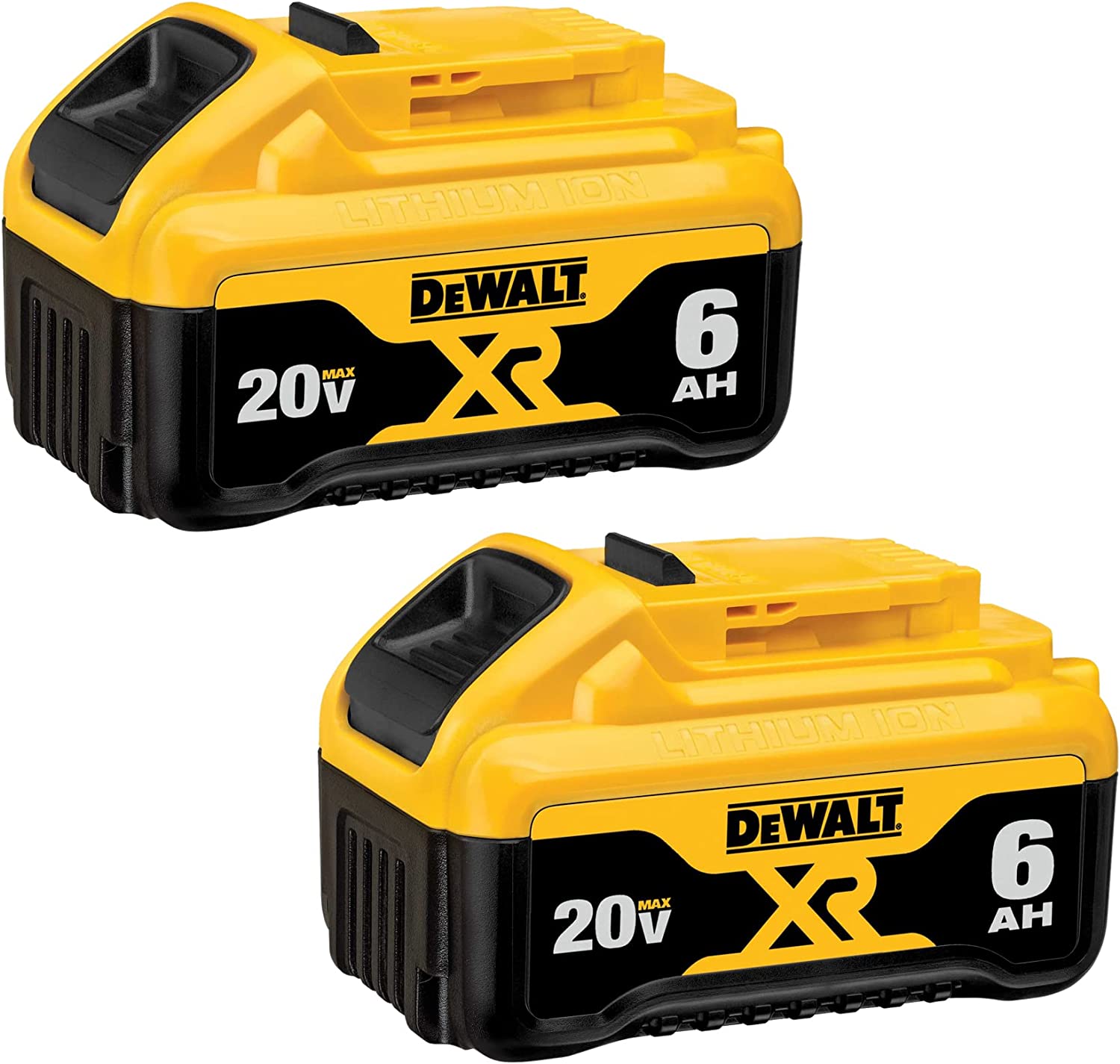 美國DEWALT DCB206-2 20V MAX* XR® 6Ah 電池現貨（2件裝）墨西哥製造 DEWALT得偉（美行）