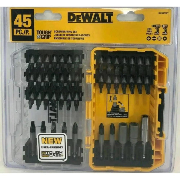 DEWALT得偉衝擊批電批專用批咀套裝 (45-Piece)原封包裝 DEWALT得偉（美行）