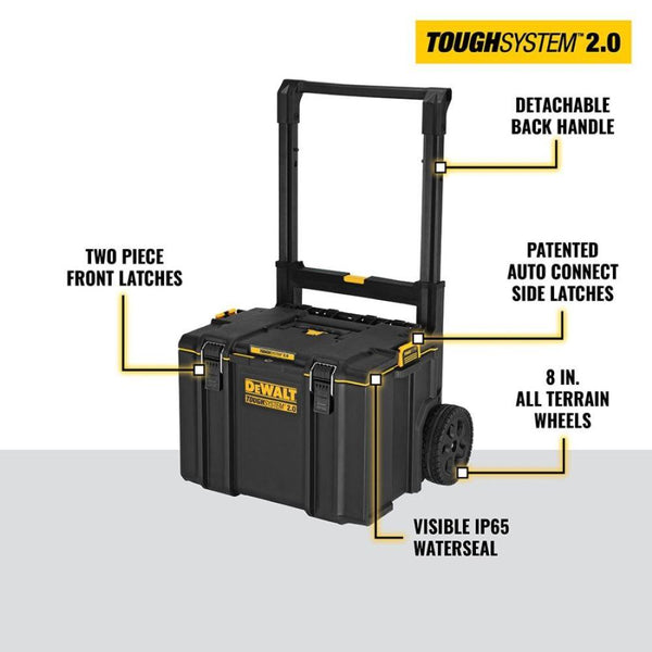 DeWALT得偉工具箱 TOUGHSYSTEM 2.0 1 drawer Plastic Tool Box DEWALT得偉（美行）