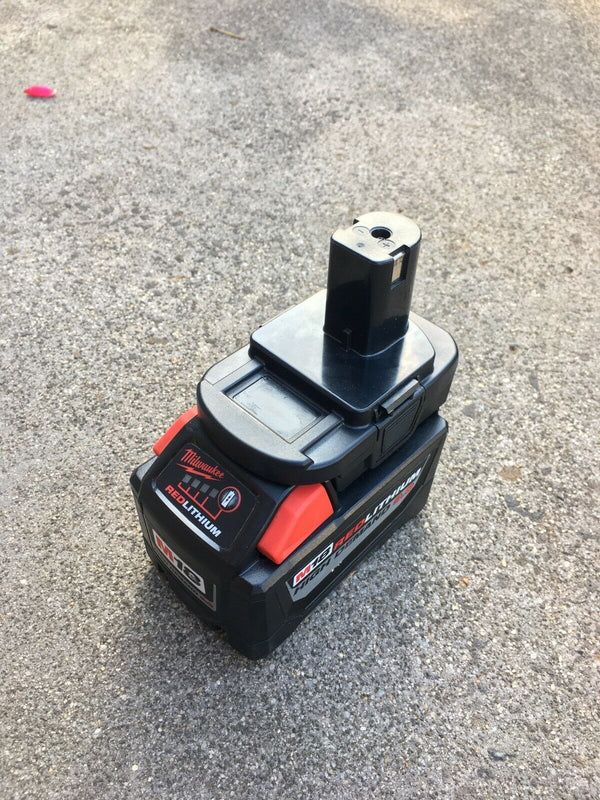 Ryobi 18v One電池轉插+for Milwaukee M18 18V for makita 18V Battery Adapter to Ryobi 18v One+ Works with Ryobi 18v One+ Tool RYOBI 良明（美國）