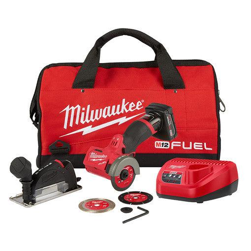 MILWAUKEE 2522-21XC M12 FUEL 3" 磨機+4.0AH*1緊湊型切斷套裝 MILWAUKEE美沃奇（美行）