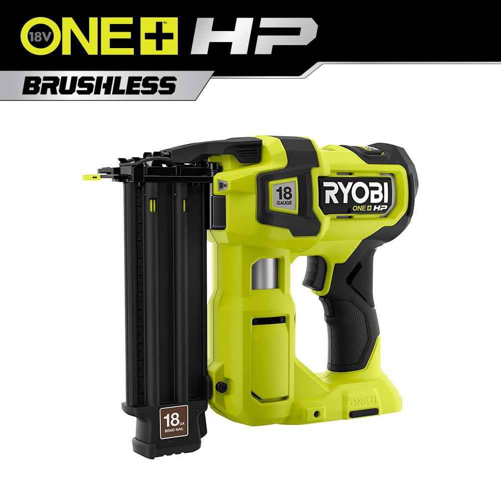 新款美國RYOBI 18V ONE+ HP 無刷 F釘槍 AIRSTRIKE 18GA BRAD NAILER RYOBI 良明（美行）