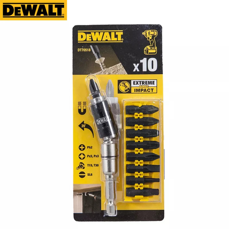 DEWALT DT70518 10 件批頭，附樞軸刀片支架強磁角連桿擴充 DEWALT得偉（美行）