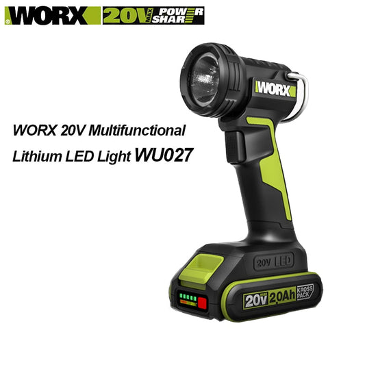 WORX WU027 20V LED鋰電照明燈 WORX 威克士