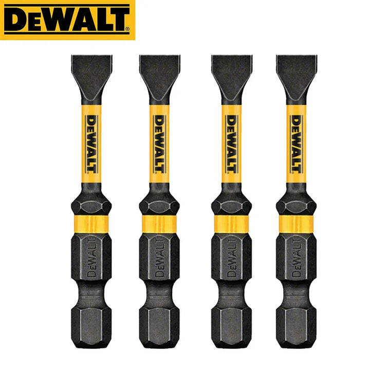 DEWALT DWA2SL8IRB IMPACT READY 8-10 開槽 Flextorq 動力鑽頭 1/4 柄 S2 鋼 2 英吋長鑽頭電動工具配件 DEWALT