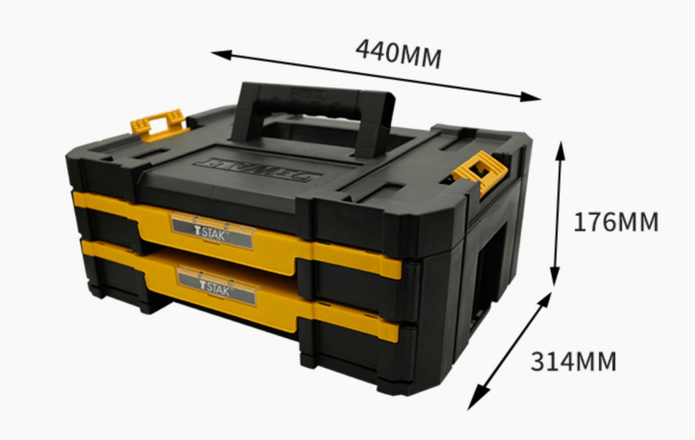 DeWalt DWSTTSTAK雙層櫃筒工具箱以色列製造 DEWALT得偉（美行）