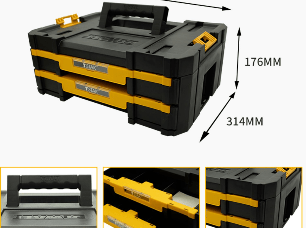 DeWalt DWSTTSTAK雙層櫃筒工具箱以色列製造 DEWALT得偉（美行）