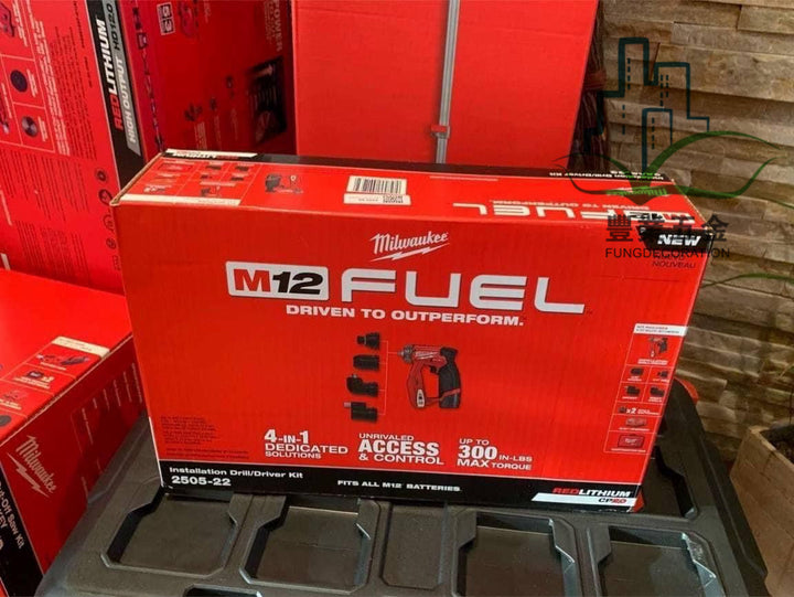 美國Milwaukee M12 FUEL 安裝鑽/起子（僅工具）現貨 MILWAUKEE美沃奇（美行）