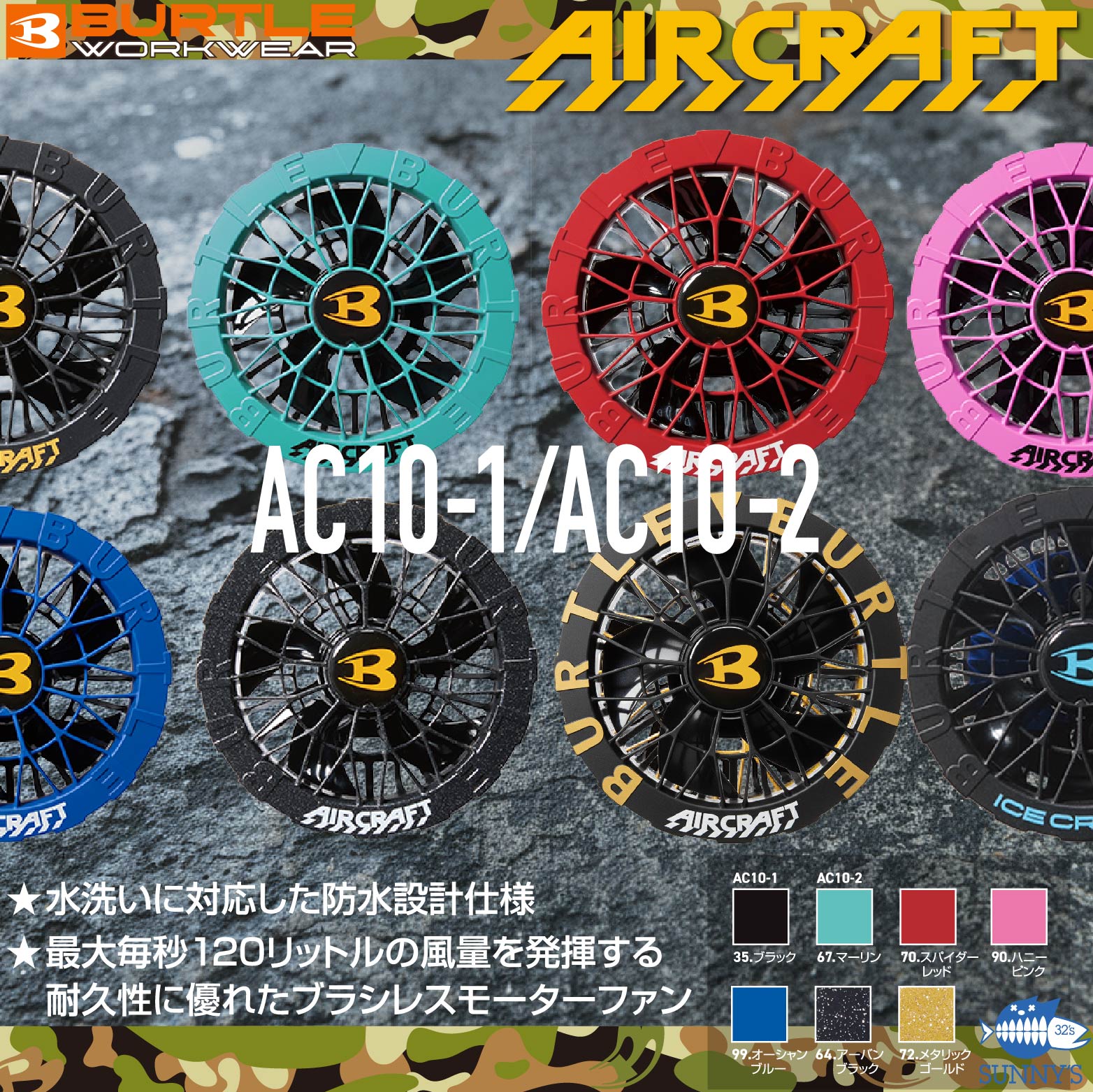 BURTLE charger (exclusively for AC360・AC300) AC380 Air Craft