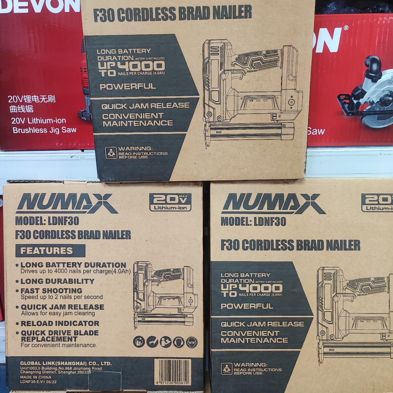 Numax F30 鋰電釘槍淨機 NUMAX