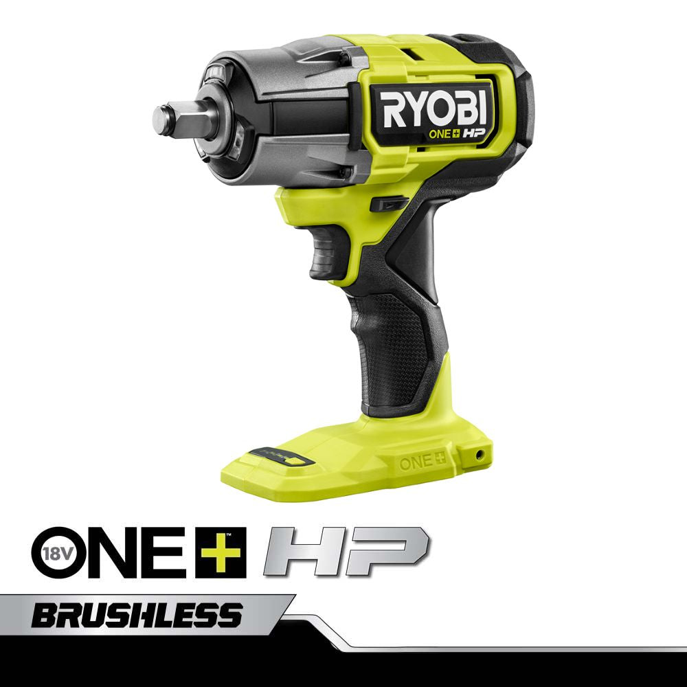 Ryobi 18V ONE+ HP 無刷 4 模式 1/2"衝擊扳手（淨機） Ryobi