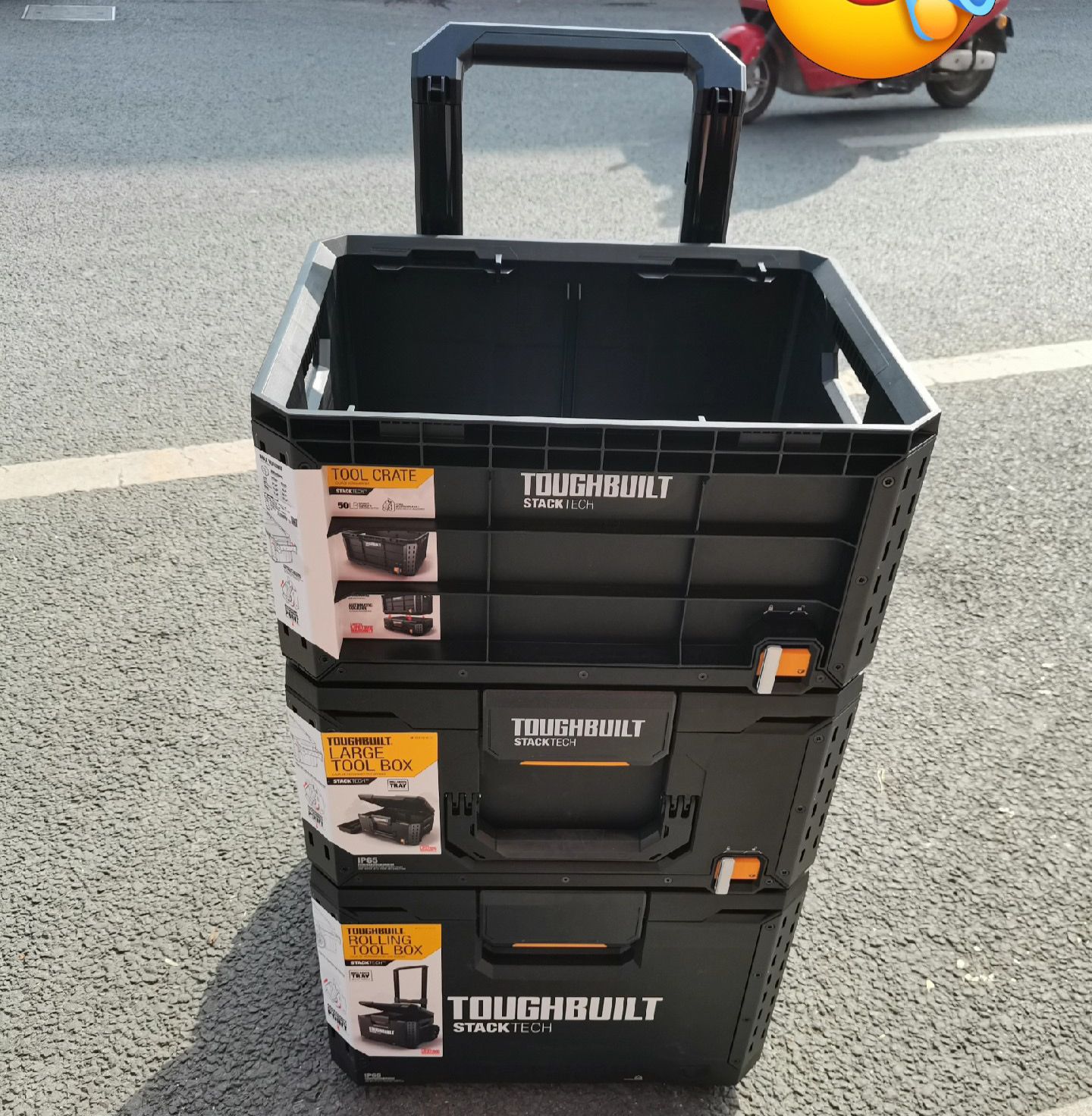 TOUGHBUILT Stack Tech 3-Piece Storage System Tool Box (Available Now) – 韓豐益