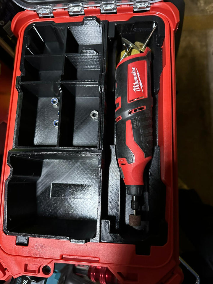 Milwaukee Packout  8435工具箱內襯-3D打印定制新設計 Milwaukee