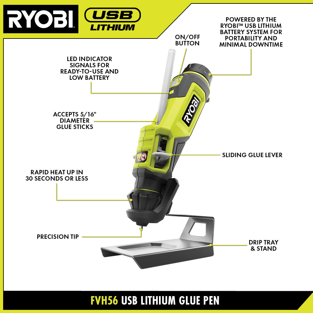 RYOBI USB 鋰膠筆套件-新品獨家販售 RYOBI