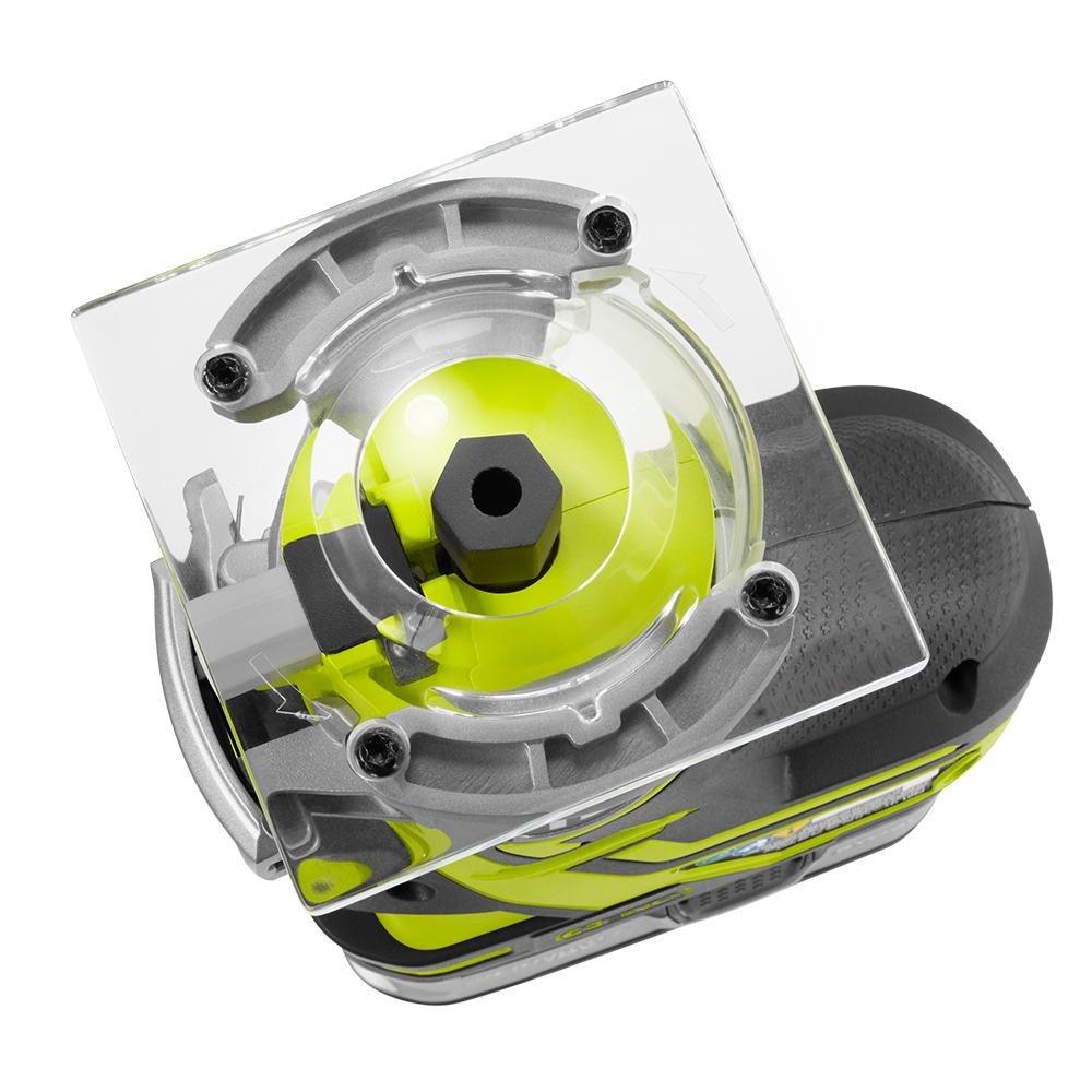 RYOBI 18V ONE+ 無繩固定底座修剪羅機（僅限工具），無需工具深度調整 RYOBI 良明（美行）