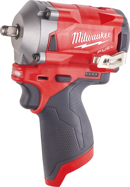 Milwaukee M12 FUEL™ 無碳刷3/8″ 強固型衝擊扳手（淨機） Milwaukee