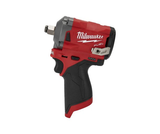 MILWAUKEE M12 FUEL™ 無碳刷1/2″ 強固型衝擊扳手(淨機器） MILWAUKEE