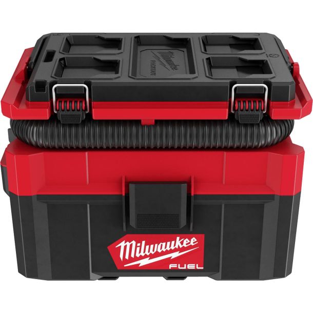 Milwaukee M18 FUEL™無碳刷 PACKOUT™ 乾濕兩用吸塵機M18 FPOVCL-0（淨機） MILWAUKEE美沃奇（美行）