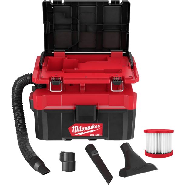 Milwaukee M18 FUEL™無碳刷 PACKOUT™ 乾濕兩用吸塵機M18 FPOVCL-0（淨機） MILWAUKEE美沃奇（美行）