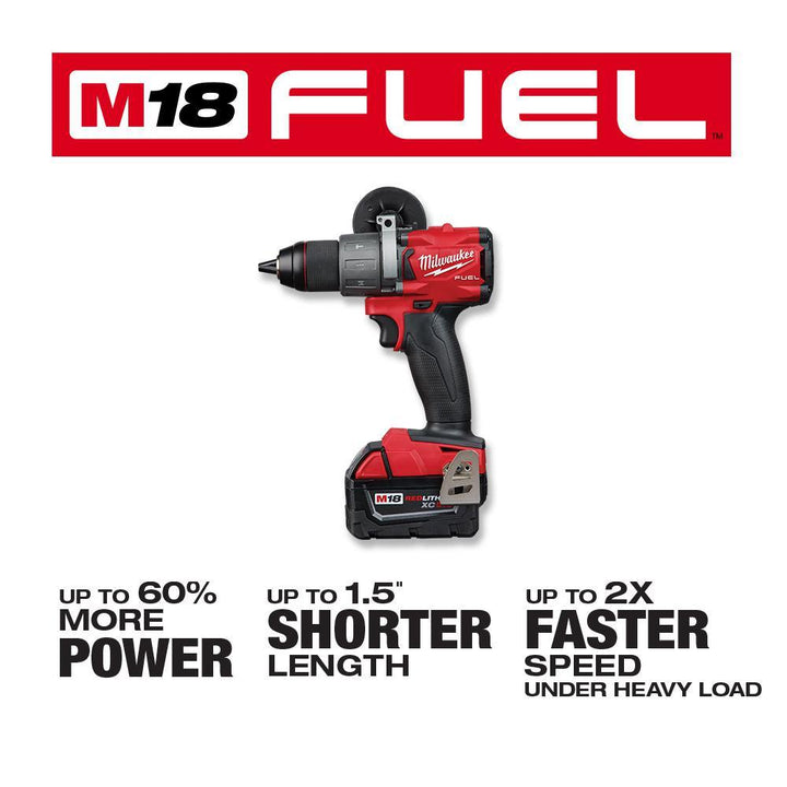 Milwaukee M18 2804 FUEL™½”M18 FUEL™ 無碳刷系列震動電鑽（僅工具） MILWAUKEE美沃奇（美行）