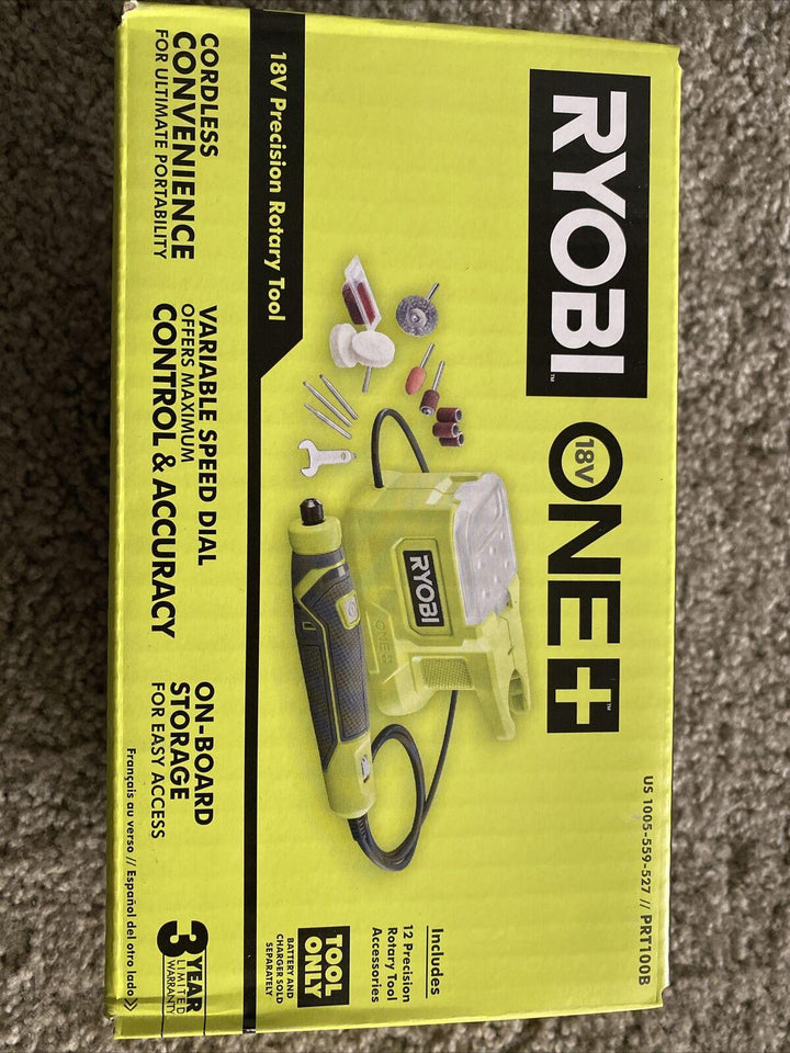 全新 Ryobi PRT100B 18V ONE+ 無繩精密旋轉工具（僅限工具） RYOBI 良明（美行）