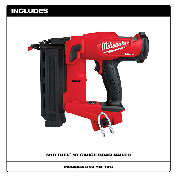 Milwaukee  M18 FUEL 18V 18 號鋰電無碳刷 F釘槍 - 裸工具（現貨發售） MILWAUKEE美沃奇（美行）