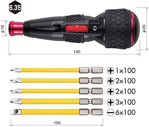 日本製VESSEL 電動球形手柄附帶1根螺絲刀電鼓球220USB-1 VESSEL